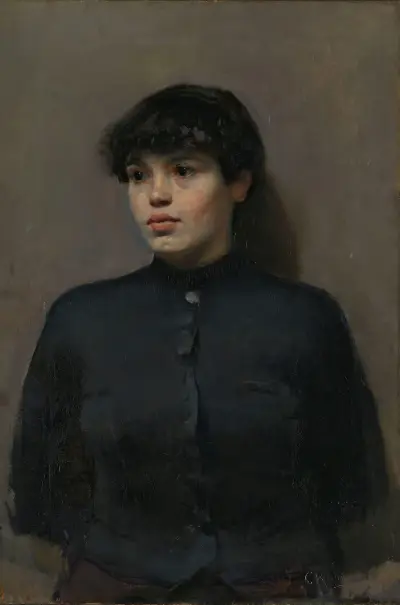 Portrait of Jossa av Christian Krohg