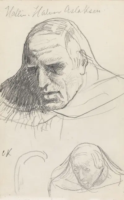 Porträthköpfe von Christian Krohg
