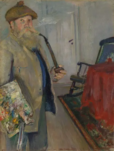 Self-Portrait av Christian Krohg