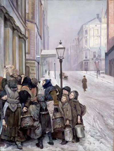 Struggle for Survival av Christian Krohg