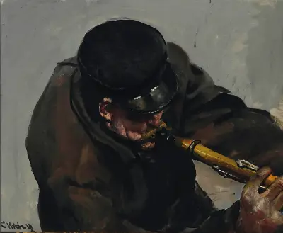 The Musician av Christian Krohg