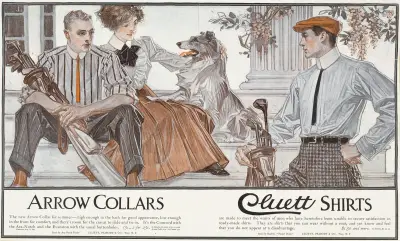 Arrow collars. Cluett shirts, 1895 – Nr. 2 von Joseph Christian Leyendecker
