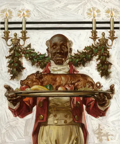 Julmiddag av Joseph Christian Leyendecker