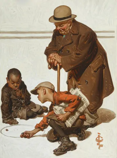 Kulspel av Joseph Christian Leyendecker
