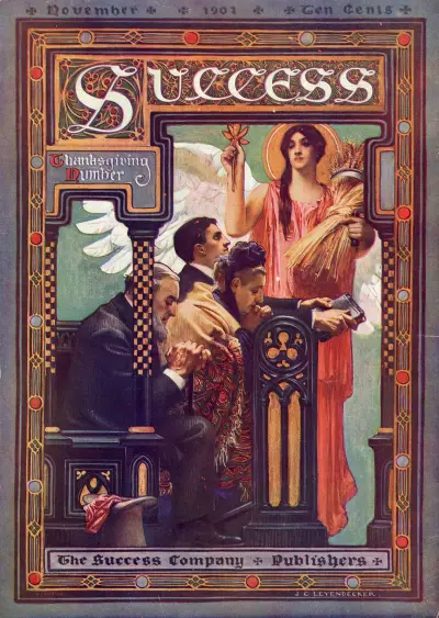 Success November 1901 Ten cents Thanksgiving Number av Joseph Christian Leyendecker