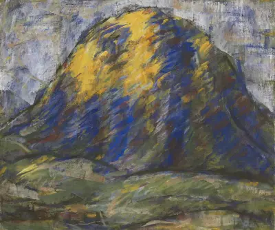 Alpenglühen av Christian Rohlfs