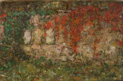 Friedhof in Weimar av Christian Rohlfs
