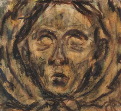 Kopf (Ornament) av Christian Rohlfs
