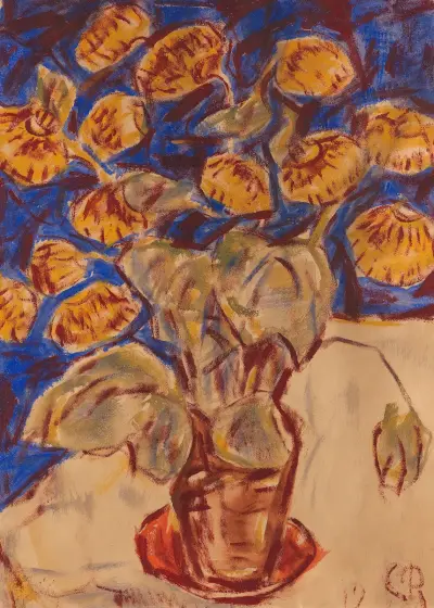 Pantoffelblume von Christian Rohlfs