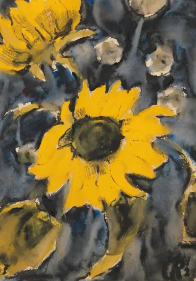 Solros av Christian Rohlfs