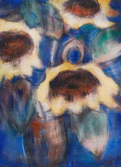 Solrosor av Christian Rohlfs
