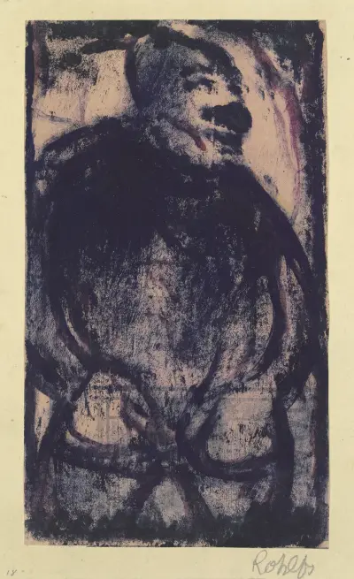 Standing man av Christian Rohlfs