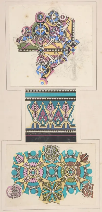 Designová kresba, 1883 – Nr. 10, Christopher Dresser