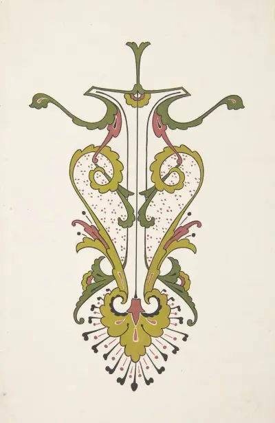 Designová kresba, 1883 – Nr. 12, Christopher Dresser