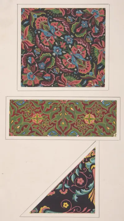 Designová kresba, 1883 – Nr. 3, Christopher Dresser