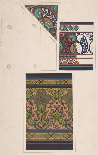 Designová kresba, 1883 – Nr. 4, Christopher Dresser
