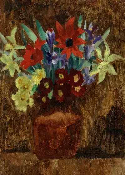 Flowers in a Jug av Christopher Wood