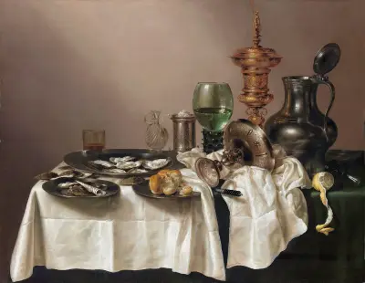 Still Life with a Gilt Cup av Willem Claesz Heda