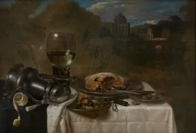 Still Life with a Rummer and Pastry av Willem Claesz Heda