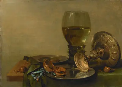 Still Life with a Silver Tazza av Willem Claesz Heda