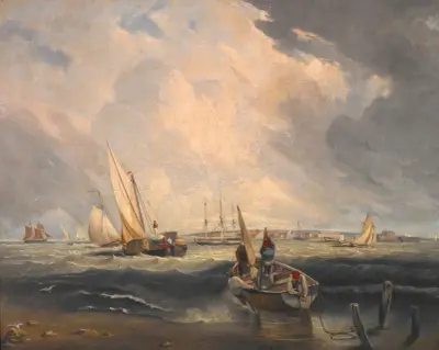 Bligh Sands, Sheerness av Clarkson Stanfield