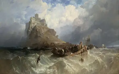 Mount St Michael, Cornwall av Clarkson Stanfield
