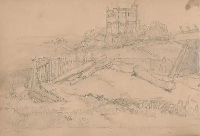 Study of a Dry Dock with Boat av Clarkson Stanfield