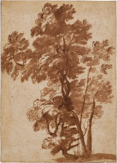 Eine Baumgruppe von Claude Lorrain