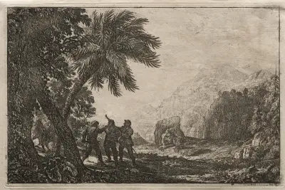 Landscape with Brigands av Claude Lorrain