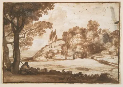 Herde Landskap av Claude Lorrain