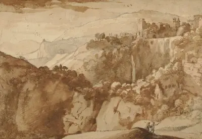 View of Tivoli av Claude Lorrain