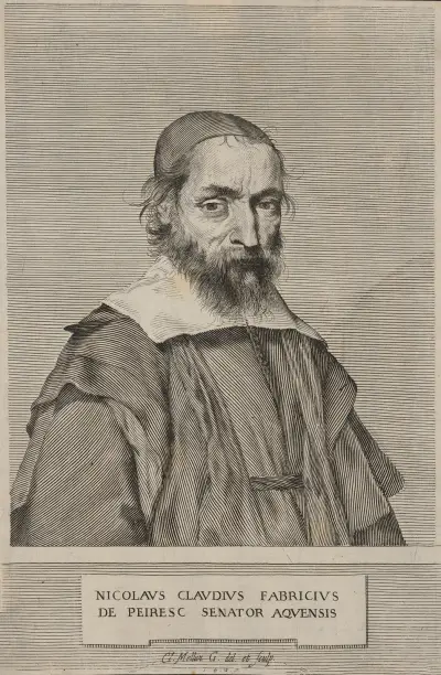 Nicolas Claude Fabri de Peiresc Senator of Aquensis av Claude Mellan