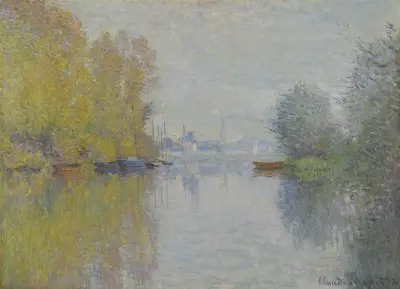 Autumn on the Seine, Argenteuil av Claude Monet
