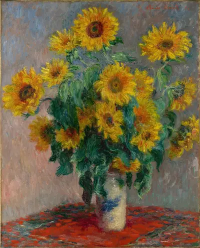 Bouquet of Sunflowers av Claude Monet