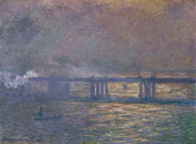 Charing Cross Bridge, 1903 av Claude Monet