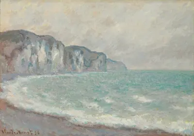 Falaise De Pourville av Claude Monet