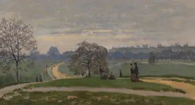Hyde Park, London av Claude Monet