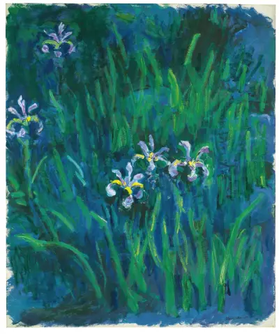 Iris – nr 1 av Claude Monet