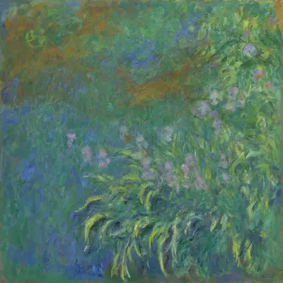 Irises av Claude Monet