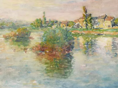 La Seine à Lavacourt av Claude Monet