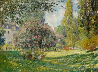 Landscape; The Parc Monceau av Claude Monet