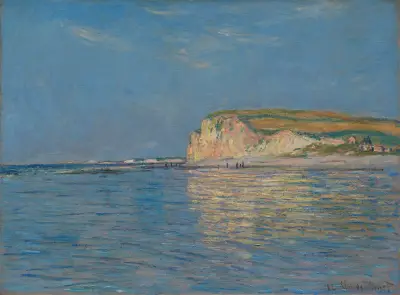 Low Tide at Pourville, near Dieppe, 1882 av Claude Monet