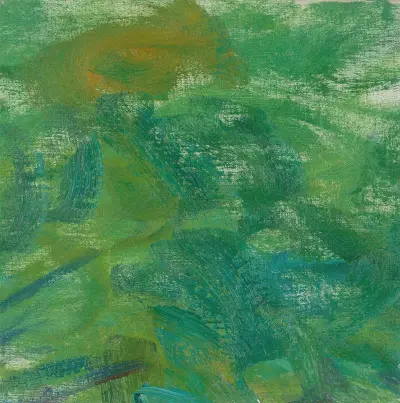 Nymphéas (fragment) – nr 1 av Claude Monet