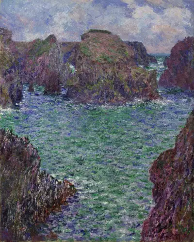 Port-Goulphar, Belle-Île av Claude Monet