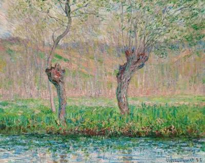 Printemps, saules av Claude Monet