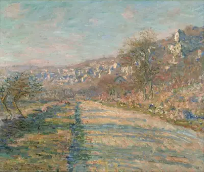 Road of La Roche-Guyon av Claude Monet