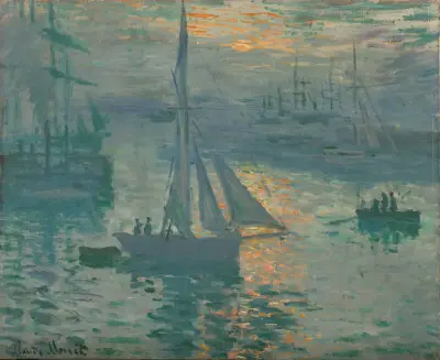 Sunrise (Marine) av Claude Monet