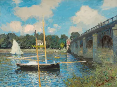 The Bridge at Argenteuil av Claude Monet