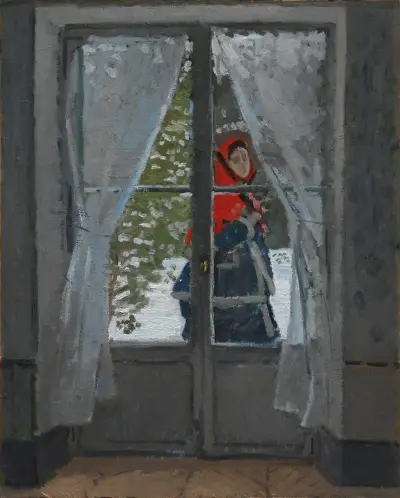 The Red Kerchief av Claude Monet
