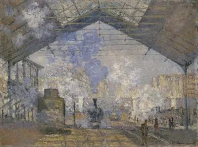 The Saint-Lazare Station av Claude Monet
